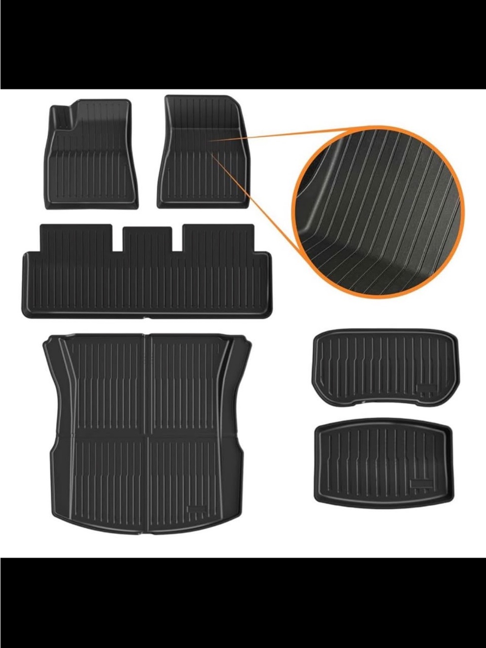 NEW Floor Mats for Tesla Model 3 2025 2024 -
All-Weather TPE Floor Liners